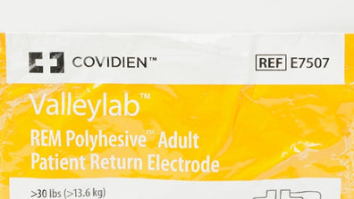 Covidien E7507 Valleylab REM Polyhesive Adult Patient Return Electrode>30lbs (x)